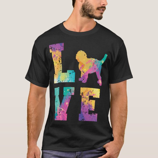 Camiseta Goldendoodle Love (Frente)