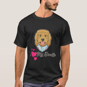 Camiseta Goldendoodle Presente Adoro O Meu Ouro