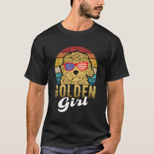 Camiseta Goldendoodle Puppy Labradoodle Usa Girls Womens