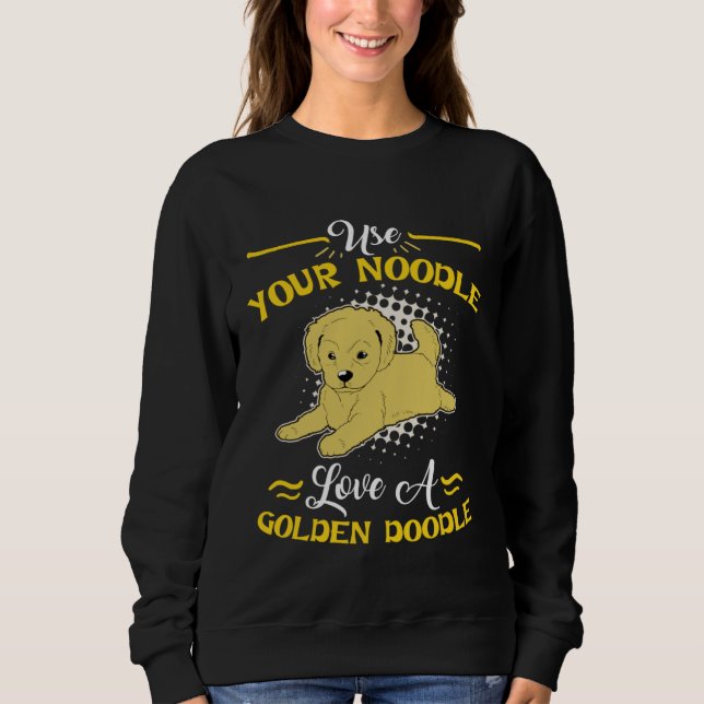 Camiseta Goldendoodle  Use Your Noodle Love (Frente)