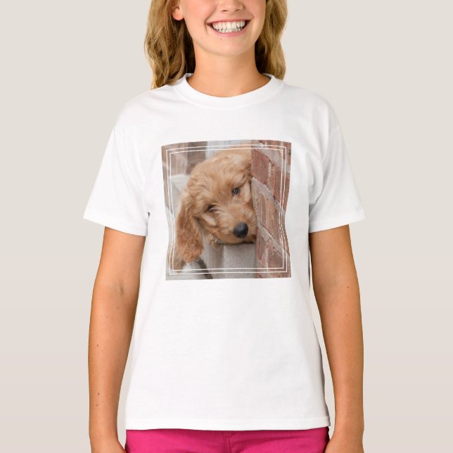 Camiseta Goldendoodododle Puppy Pupeking (Frente)
