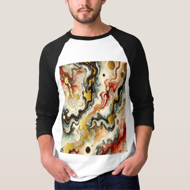 Camiseta Goldene Flüsse (Frente)