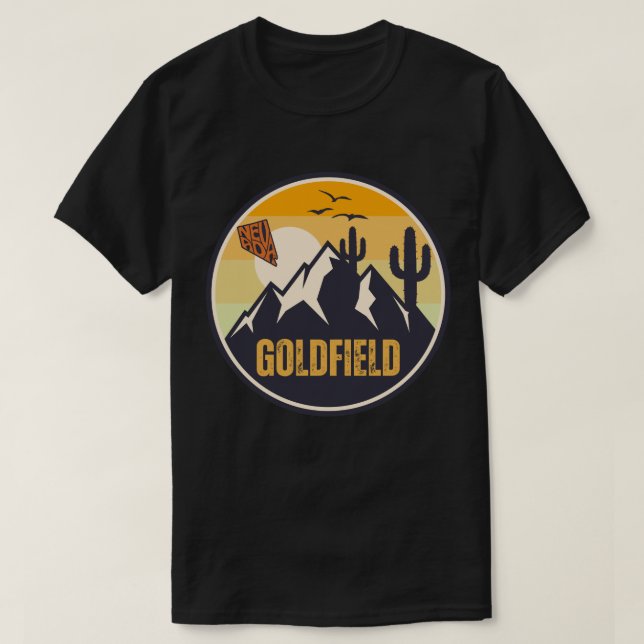 Camiseta Goldfield, Nevada (Frente do Design)