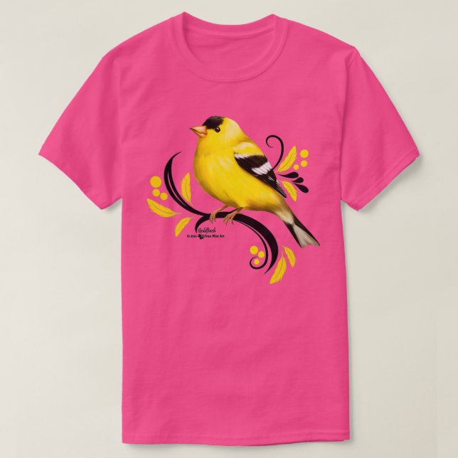 Camiseta Goldfinch 3 (Frente do Design)