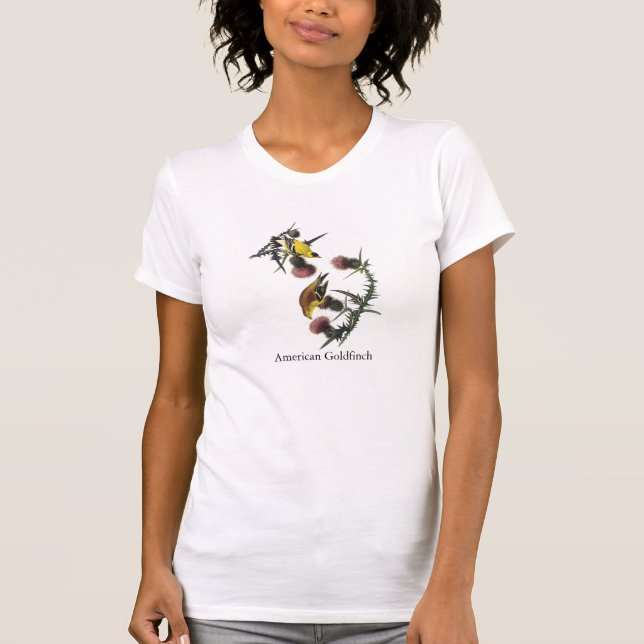 Camiseta Goldfinch do americano de Audubon (Frente)