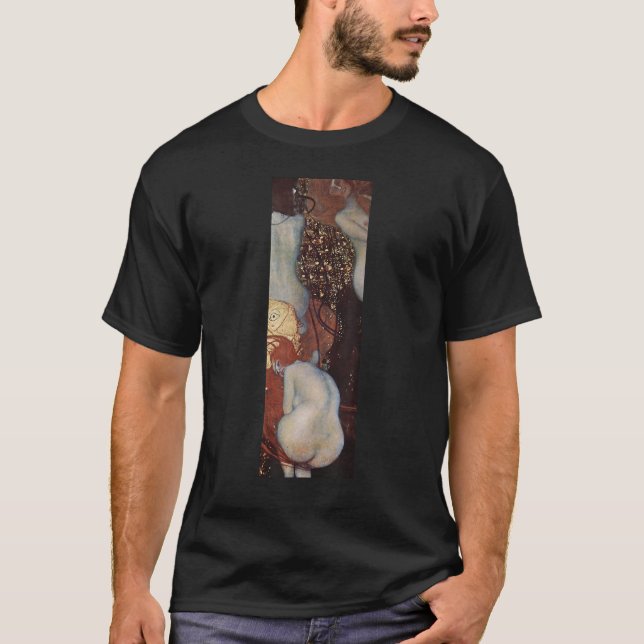 Camiseta Goldfish by Gustav Klimt (Frente)