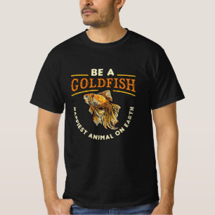 Camiseta Goldfish É Um Peixe Engraçado Por Aquário De Pe