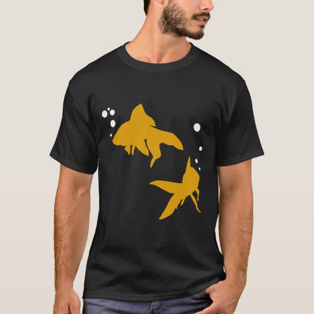 Camiseta Goldfish Pattern Don Be Koi (Frente)