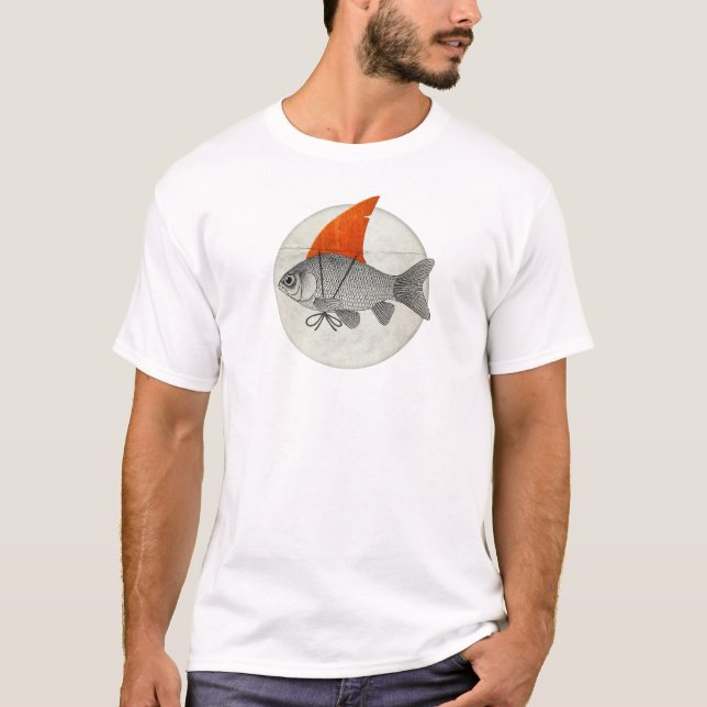 Camiseta Goldfish with a Shark Fin (Frente)