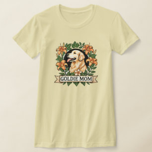 Camiseta Goldie Mãe Ouro Retriever Mães de Cachorro