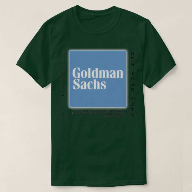 Camiseta Goldman Sachs (Frente do Design)