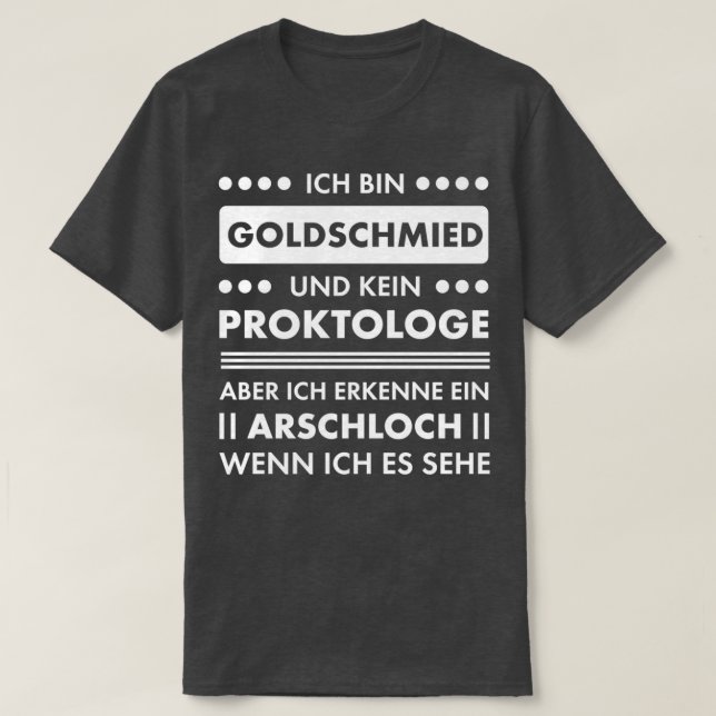 Camiseta Goldsmith I goldsmith motif for blacksmith metalwo (Frente do Design)