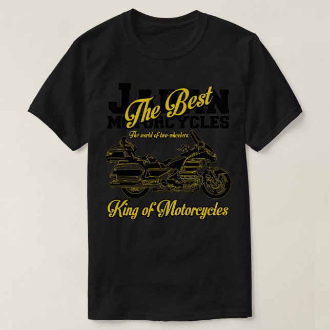 Camiseta GOLDWINGS Rei de Motociclos (Frente do Design)