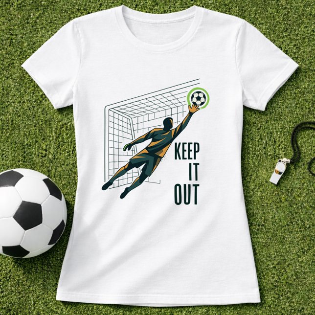 Camiseta Goleiro Afaste-a (Criador carregado)