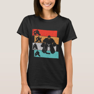 Camiseta Goleiro de Hóquei no Gelo Jogador de Hóquei Crianç