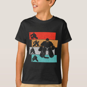 Camiseta Goleiro de Hóquei no Gelo Jogador de Hóquei Crianç