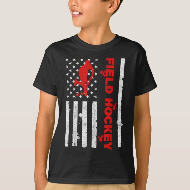 Camiseta Goleiro defensor da bandeira americana marcando ca (Frente)