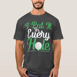 Camiseta Goleiro Golfe Golfe Engraçado Humor Adulto Amigos