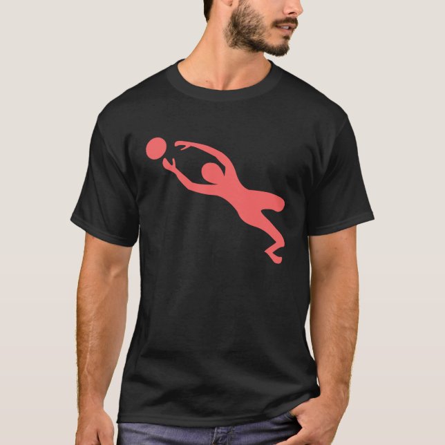 Camiseta Goleiro - Rosa Tropical (Frente)