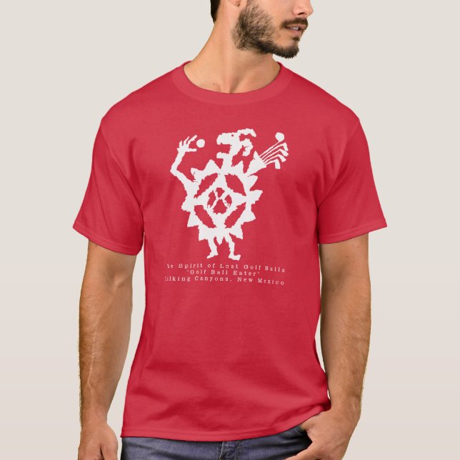Camiseta Golf Ball Eater Petroglicph T Shirt (Frente)