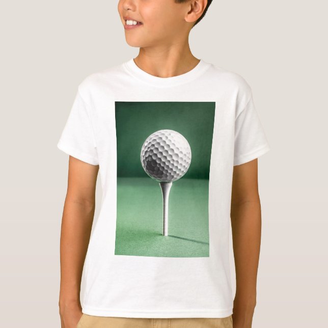 Camiseta Golf Ball em Tee (Frente)