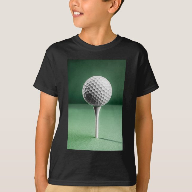 Camiseta Golf Ball em Tee (Frente)