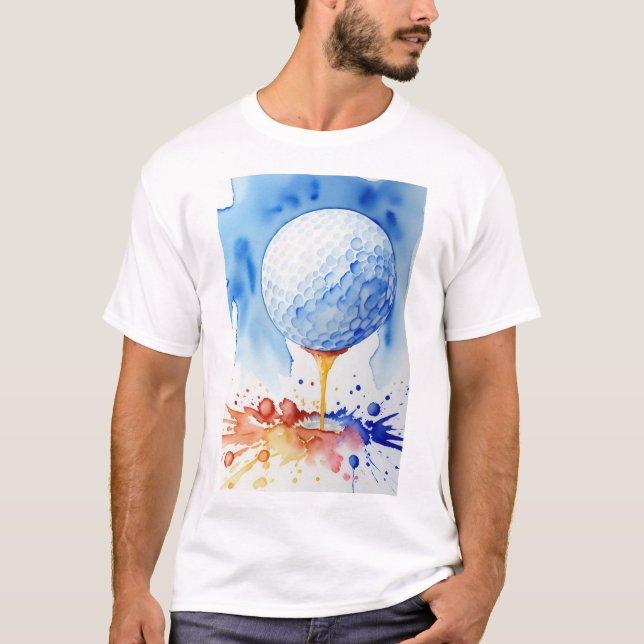 Camiseta Golf Ball Splash Golf (Frente)
