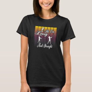 Camiseta Golf, Boas Festas De Sorte Atingiram-Nas Longa E H