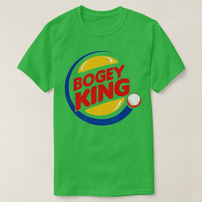 Camiseta Golf BOGEY King Presente Homens Homens Homens Cria (Frente do Design)