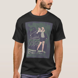 Camiseta Golf Club 1956 Tournament Golfing Lady Golfer Tees