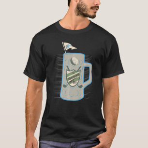 Camiseta Golf Club Ball Golfing Aproveita A 19ª Cerveja De