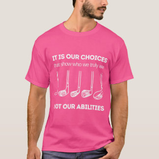 Camiseta Golf Club Choices Golf Funny