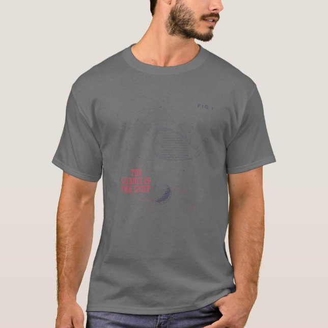 Camiseta Golf Clubs Ball Patch Blueprint Science Golfing G (Frente)