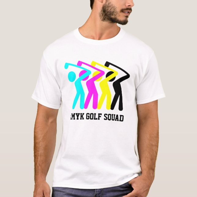 Camiseta GOLF CMYK personalizado (Frente)