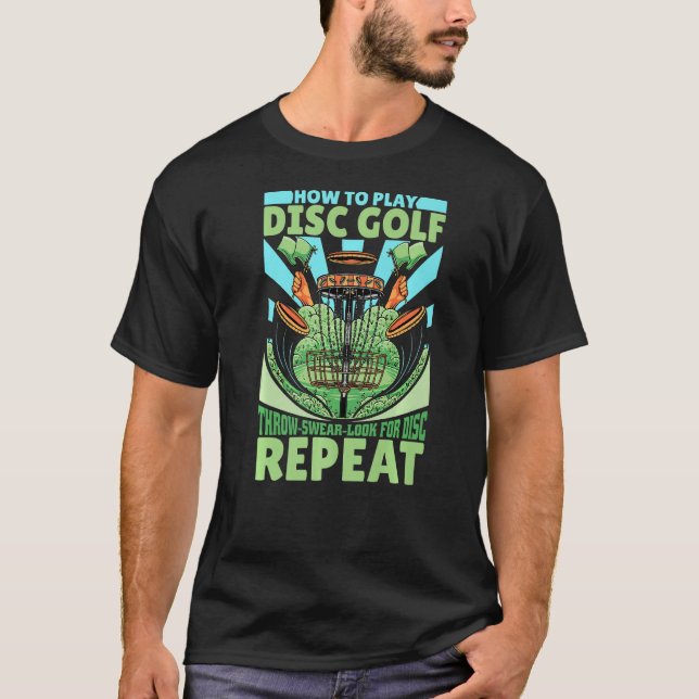 Camiseta Golf De Disco Como Jogar Golf De Disco (Frente)