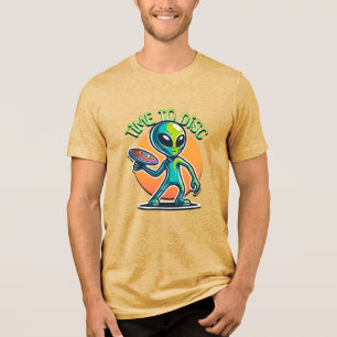 Camiseta Golf de Disco de Alienígena Retroativo