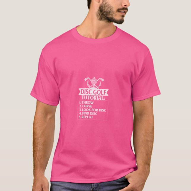 Camiseta Golf de Disco Engraçado (Frente)