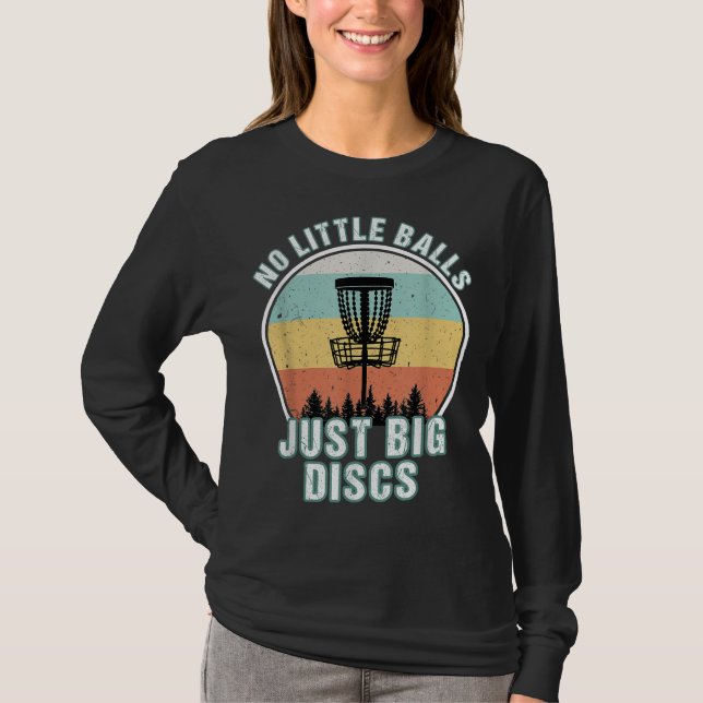 Camiseta Golf de Disco Engraçado (Frente)