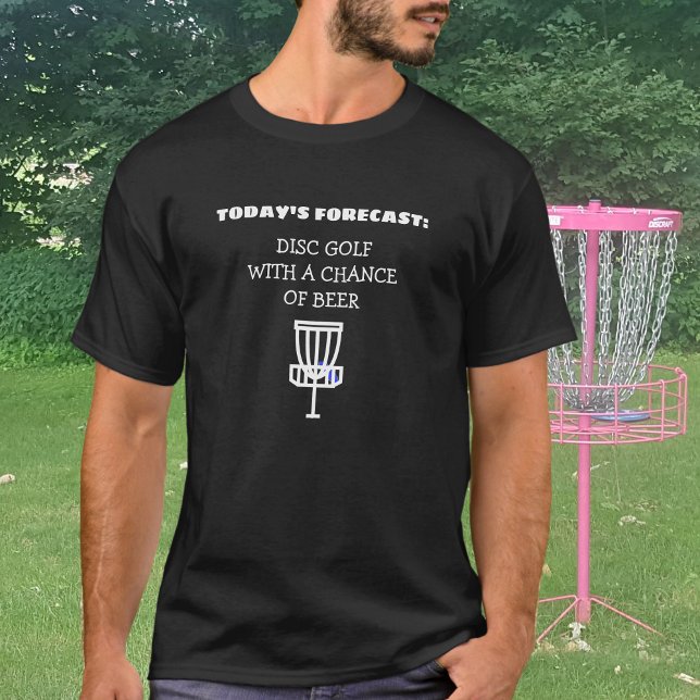Camiseta Golf de Disco Engraçado (Criador carregado)