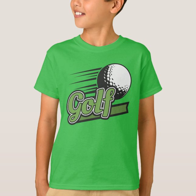 Camiseta Golf de Nome Personalizado (Frente)