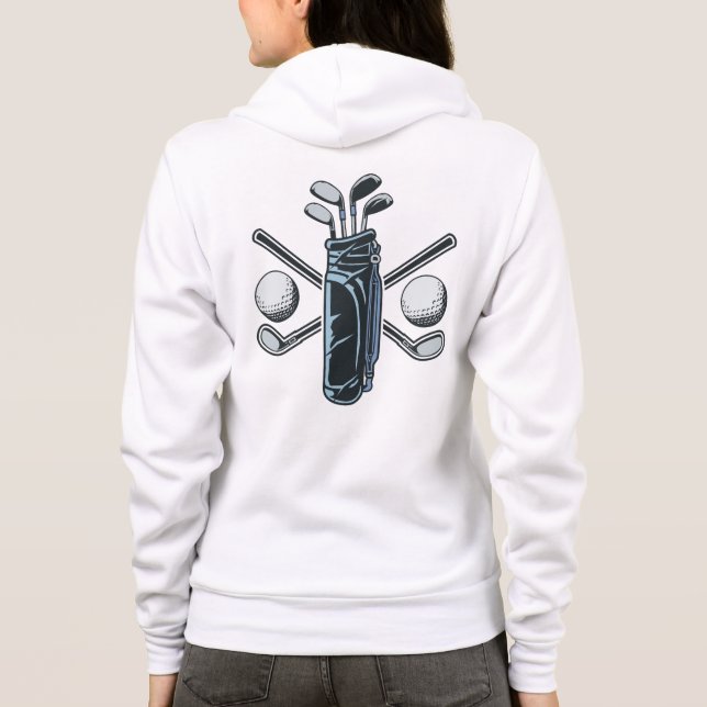 Camiseta Golf de Nome Personalizado (Verso)