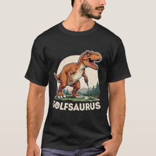 Camiseta Golf Dinosaur Golfer T-rex Jogando Golf Dino Golfi