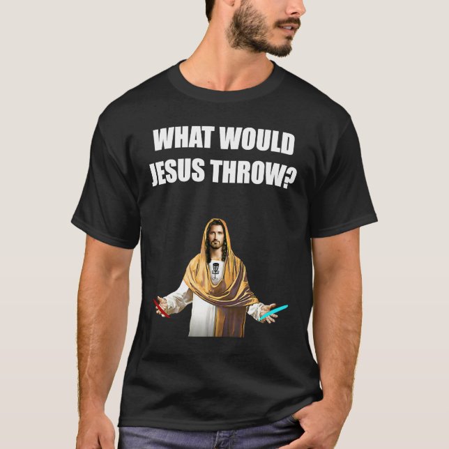 Camiseta Golf Disco O Que Jesus Jogaria Golfe Frisbee (Frente)