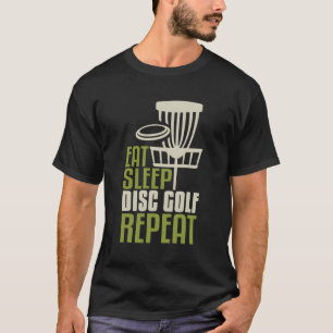 Camiseta Golf Disco Oferece Comida Engraçada Dissono Repeti