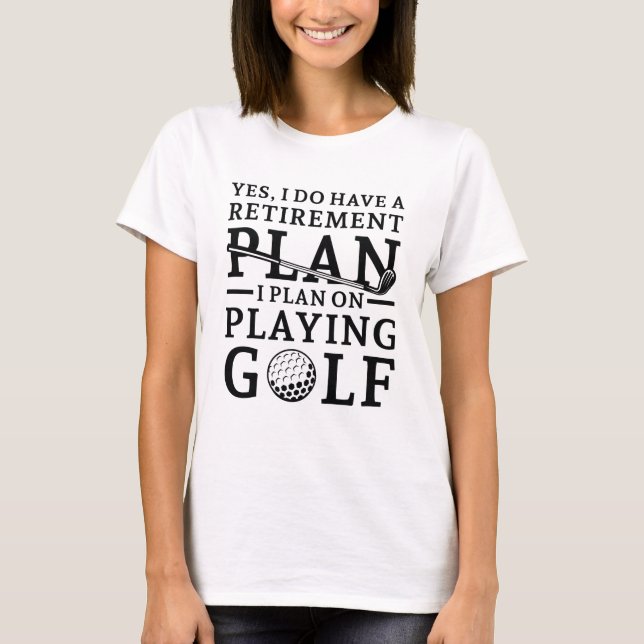 Camiseta Golf do Plano de Reforma (Frente)