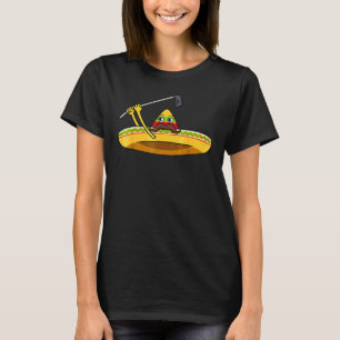 Camiseta Golf Esporte Mexicano Chapéu Cinco De Mayo