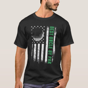 Camiseta Golf Eua Flag Melhor Tio Por Par