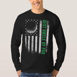 Camiseta Golf Eua Flag Melhor Tio Por Par
