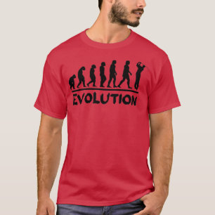 Camiseta Golf Evolution Engraçado Presente Humor Golf