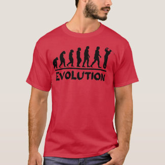 Camiseta Golf Evolution Engraçado Presente Humor Golf